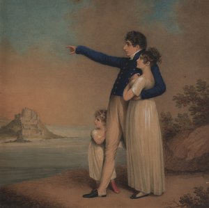 Robert Southey és lányai, 1824
